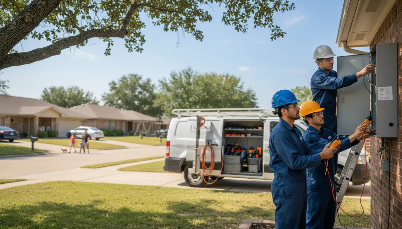 Certified electrician providing emergency electrical services in Schroeder, MN